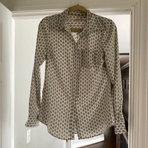 Grey/Ivory Blouse